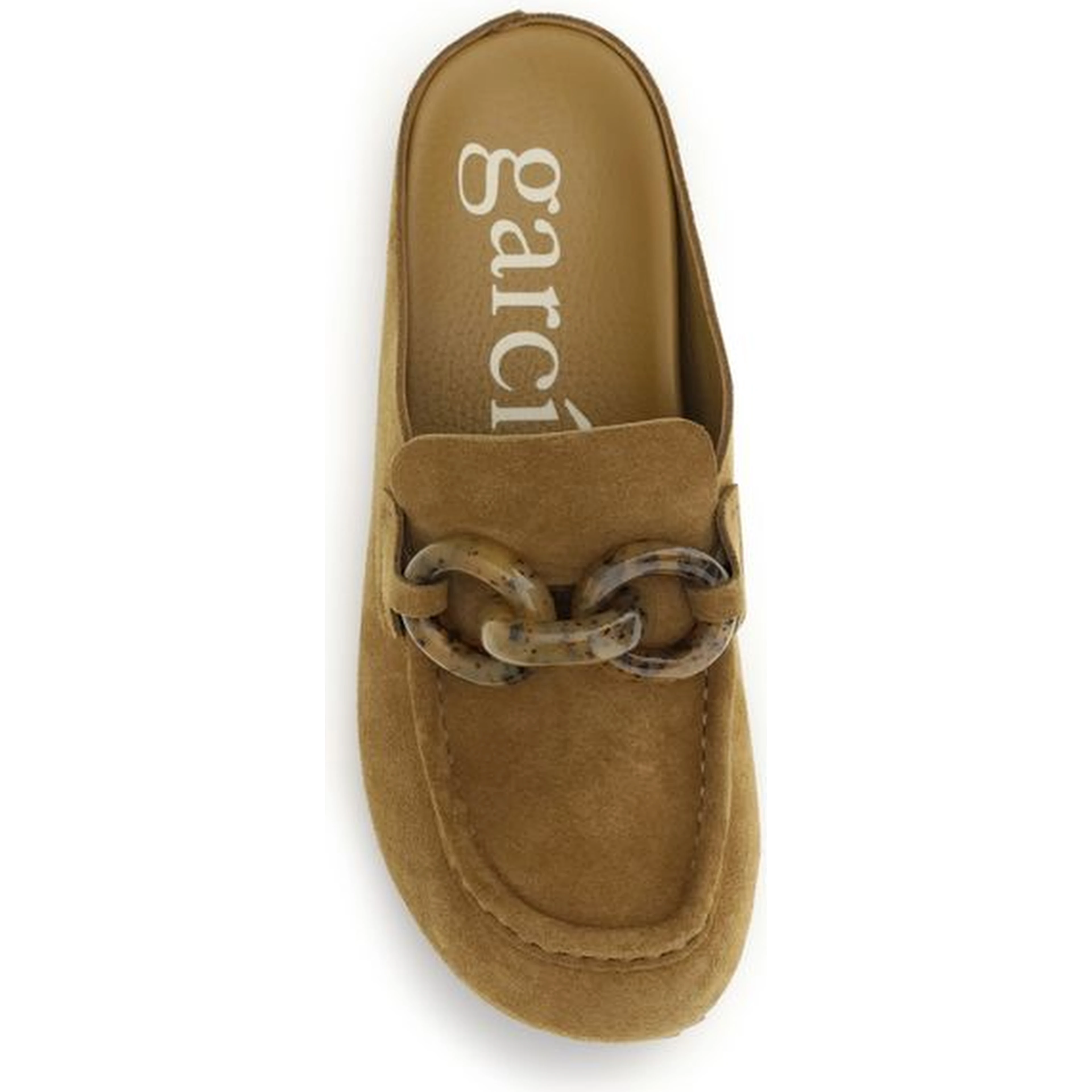 Beige Calf Leather Bos Taurus Moccassin