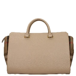 Beige Leather Handbag