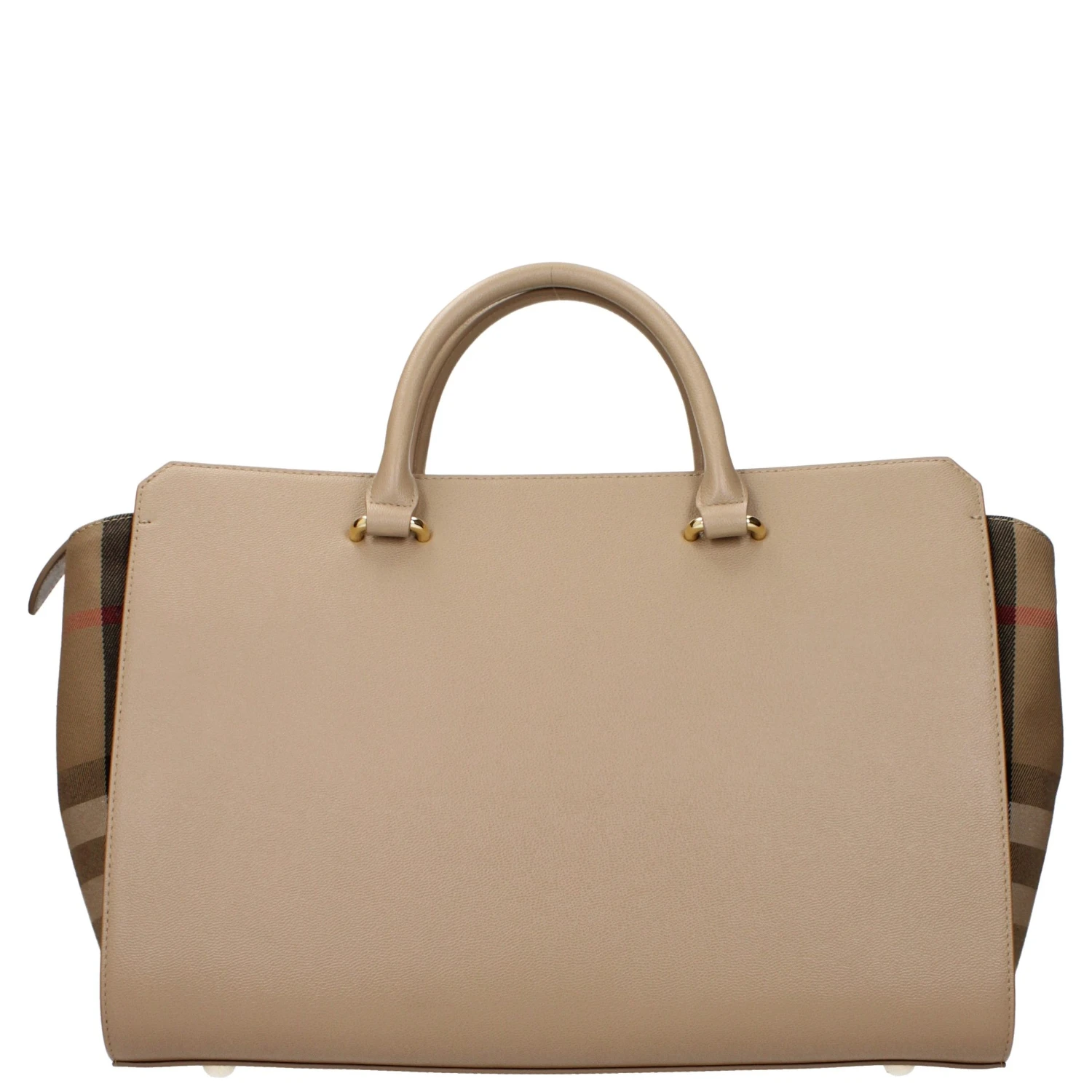Beige Leather Handbag