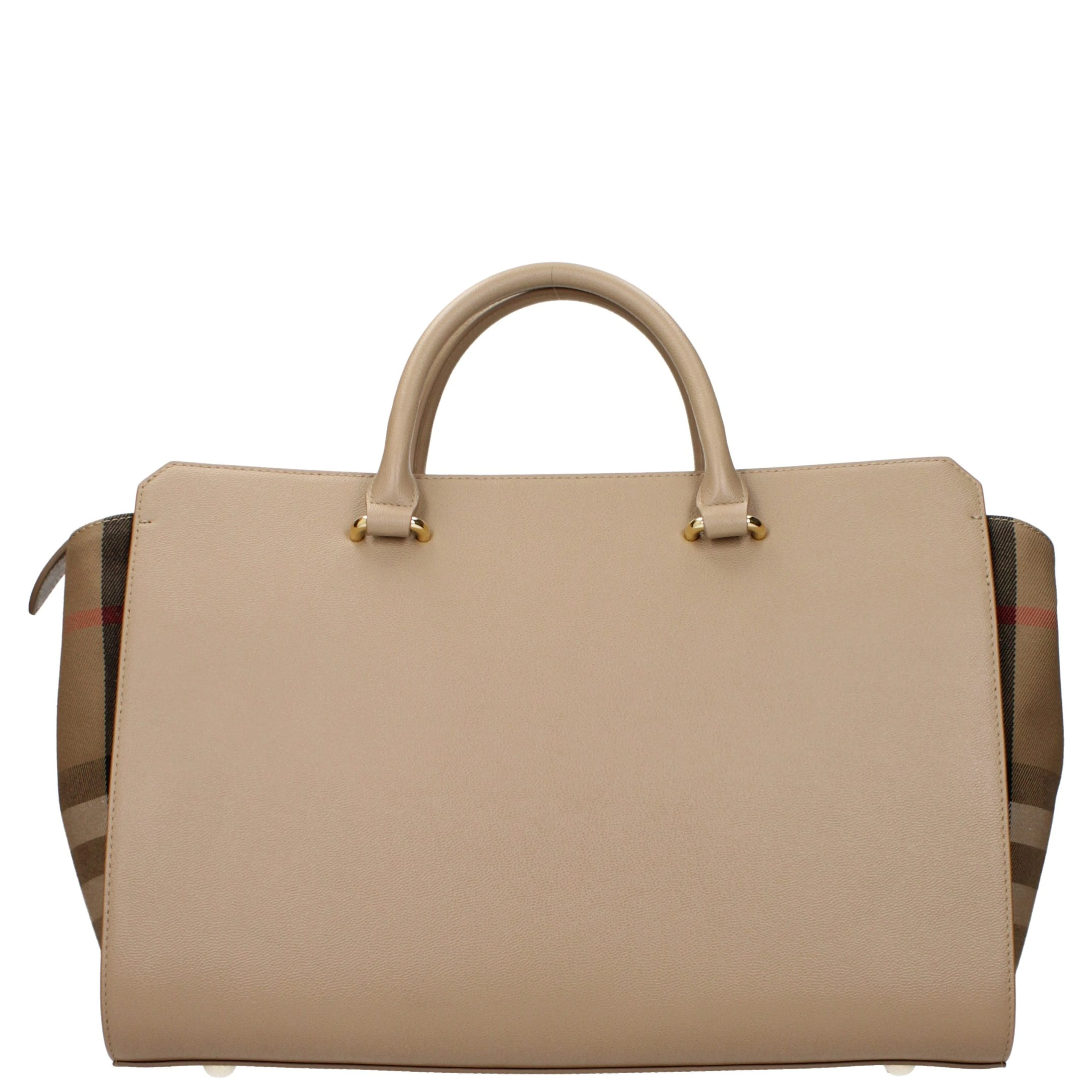 Beige Leather Handbag