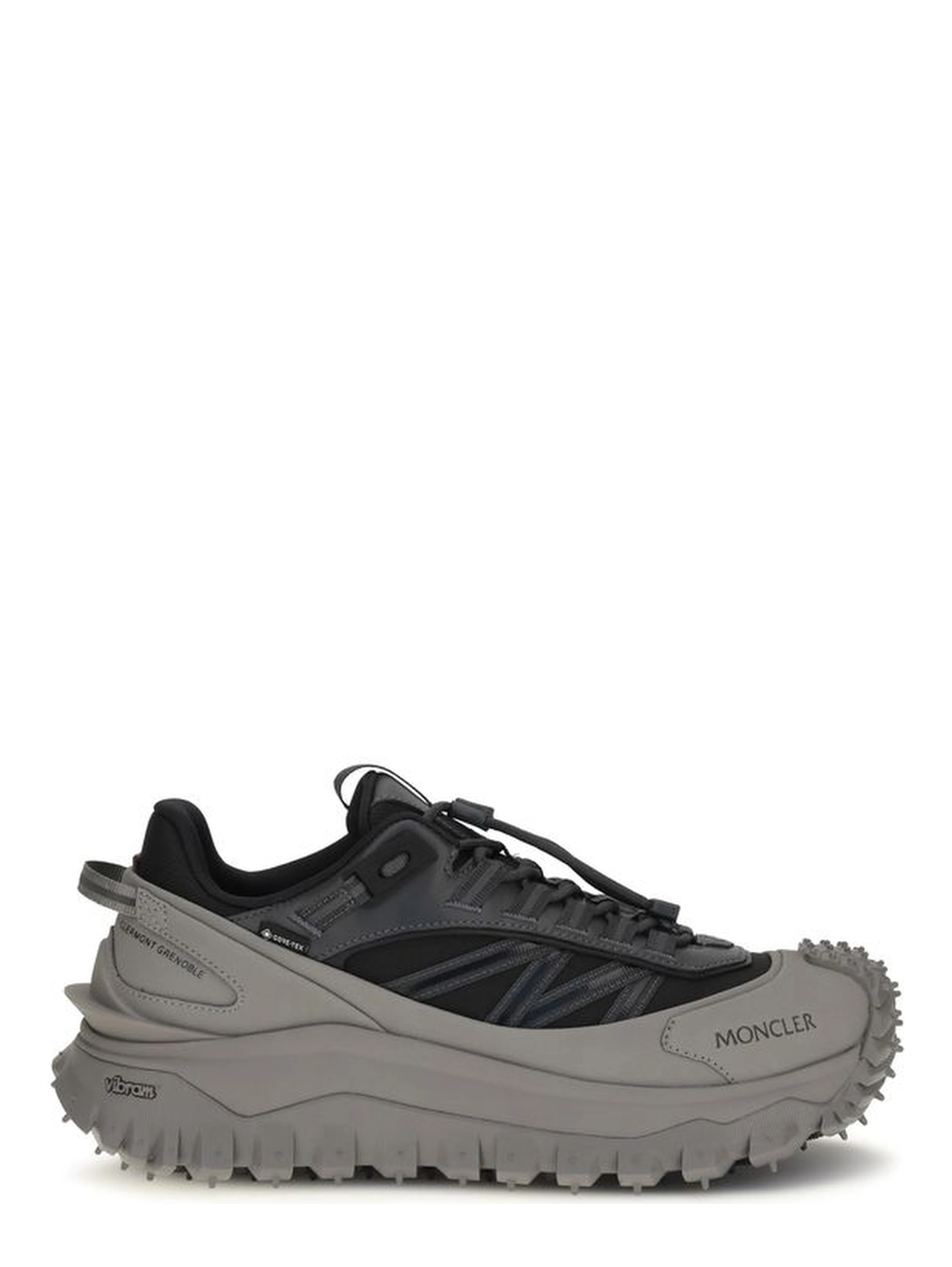 Gray Calf Leather Bos Taurus Athletic Sneakers