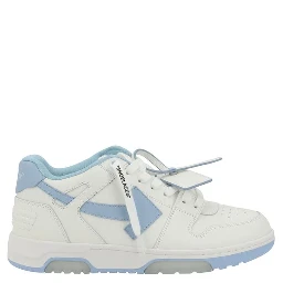 White Calf Leather Bos Taurus Athletic Sneakers