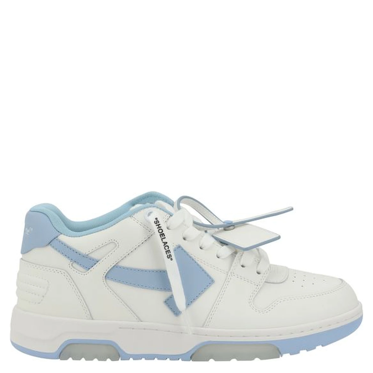 White Calf Leather Bos Taurus Athletic Sneakers