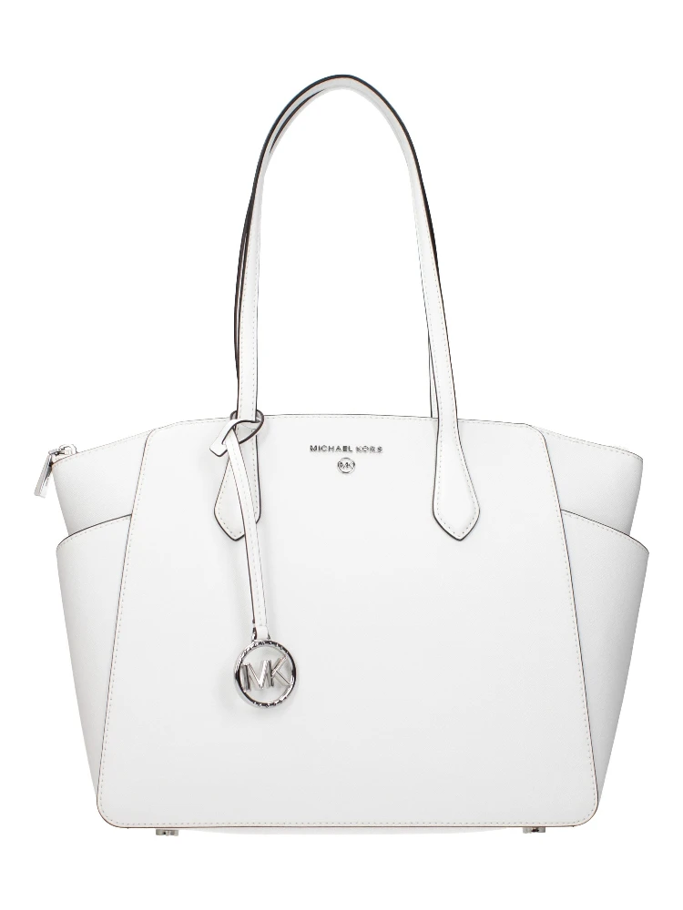 White Leather Shoulder Bag