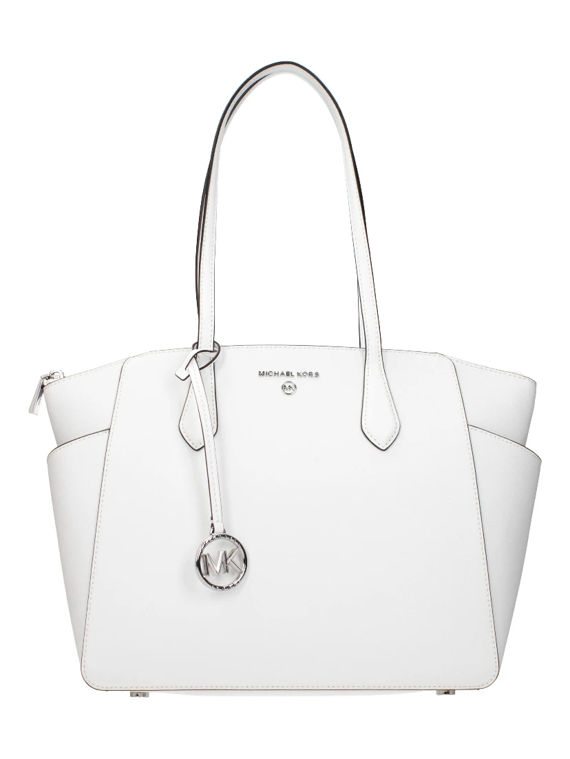 White Leather Shoulder Bag