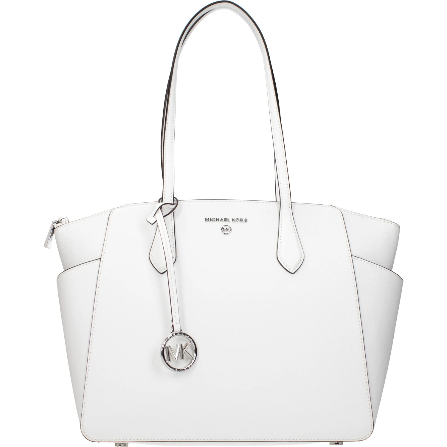 White Leather Shoulder Bag