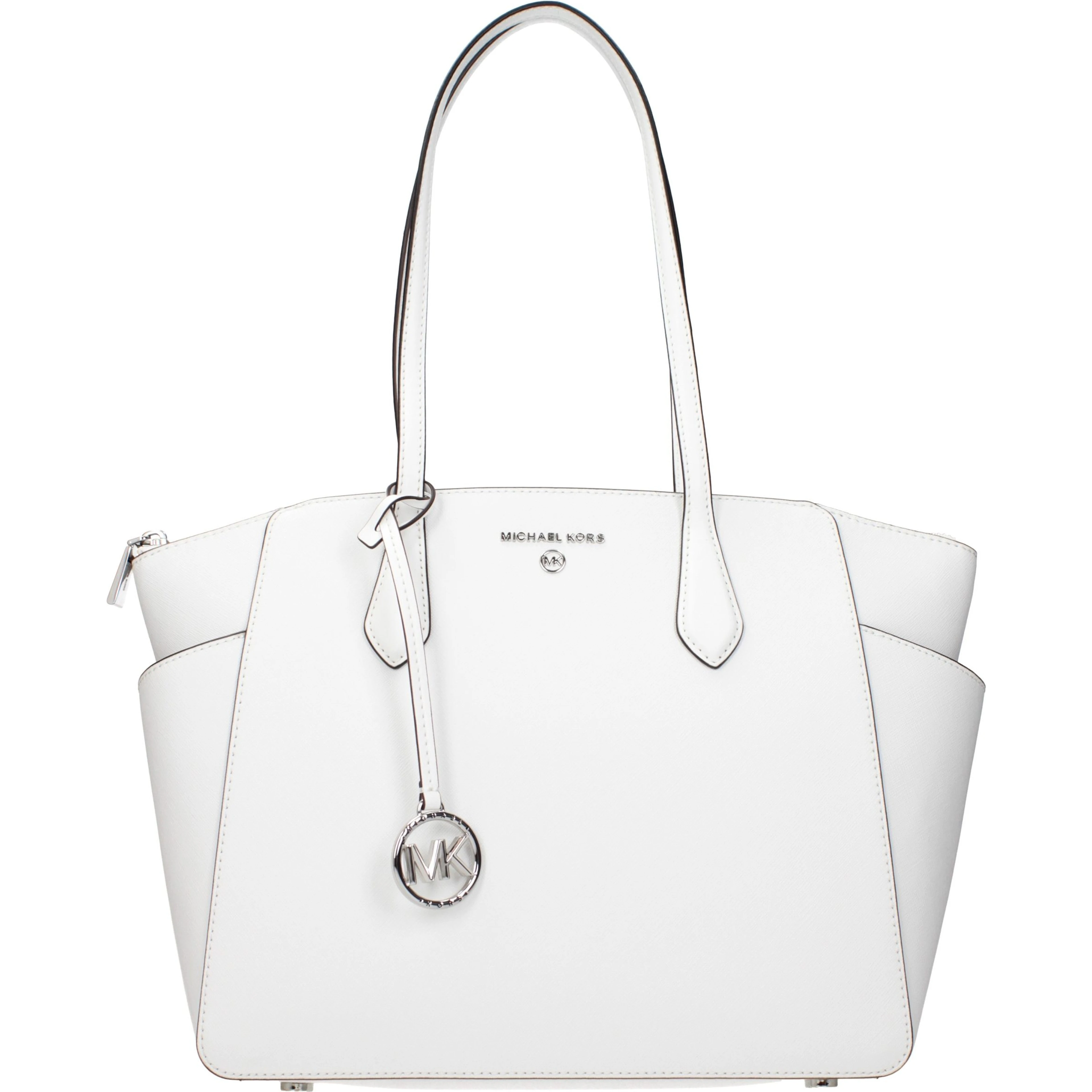 White Leather Shoulder Bag