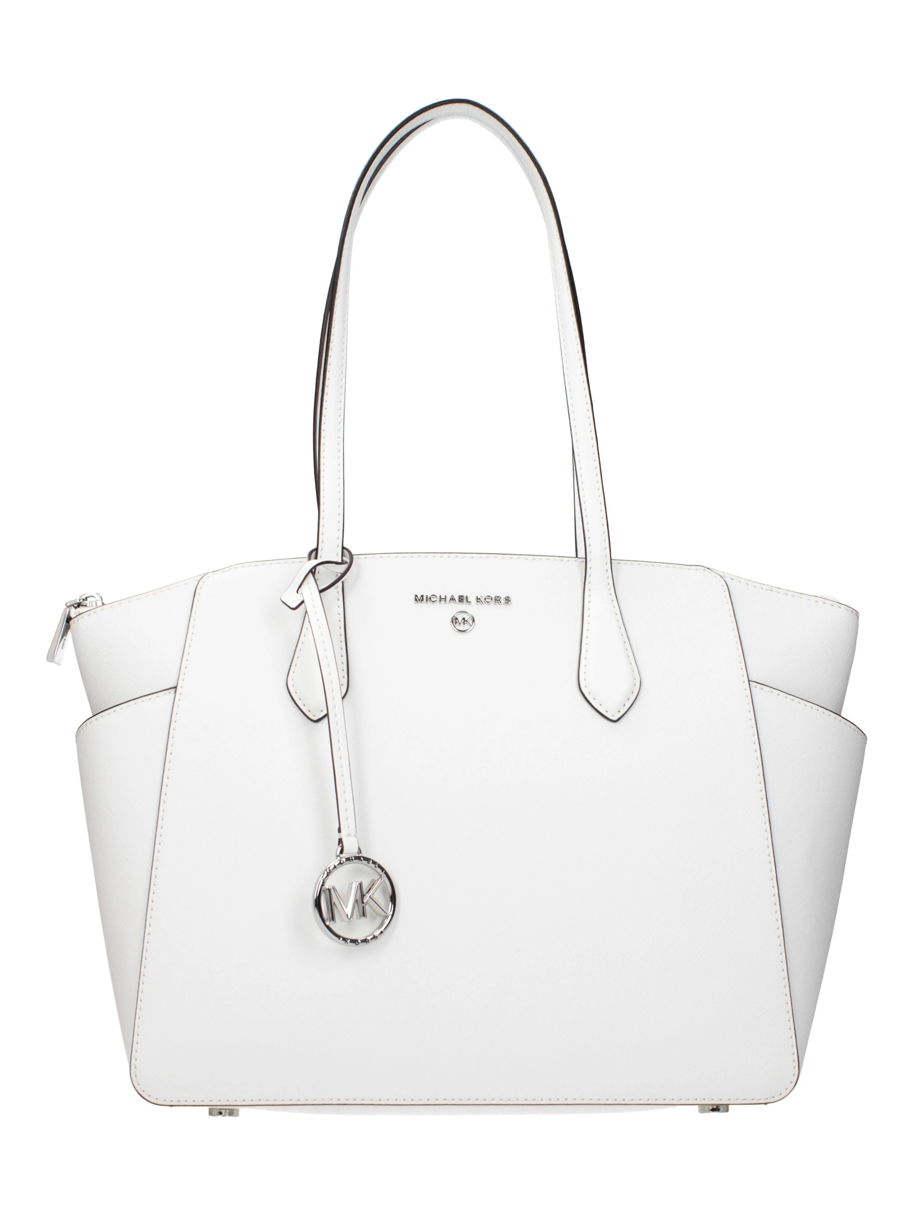 White Leather Shoulder Bag