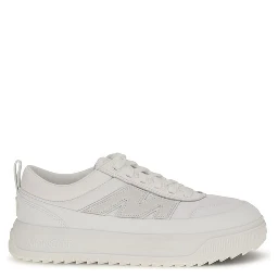 White Calf Leather Bos Taurus Athletic Sneakers
