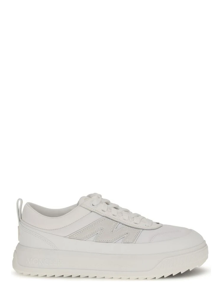 White Calf Leather Bos Taurus Athletic Sneakers