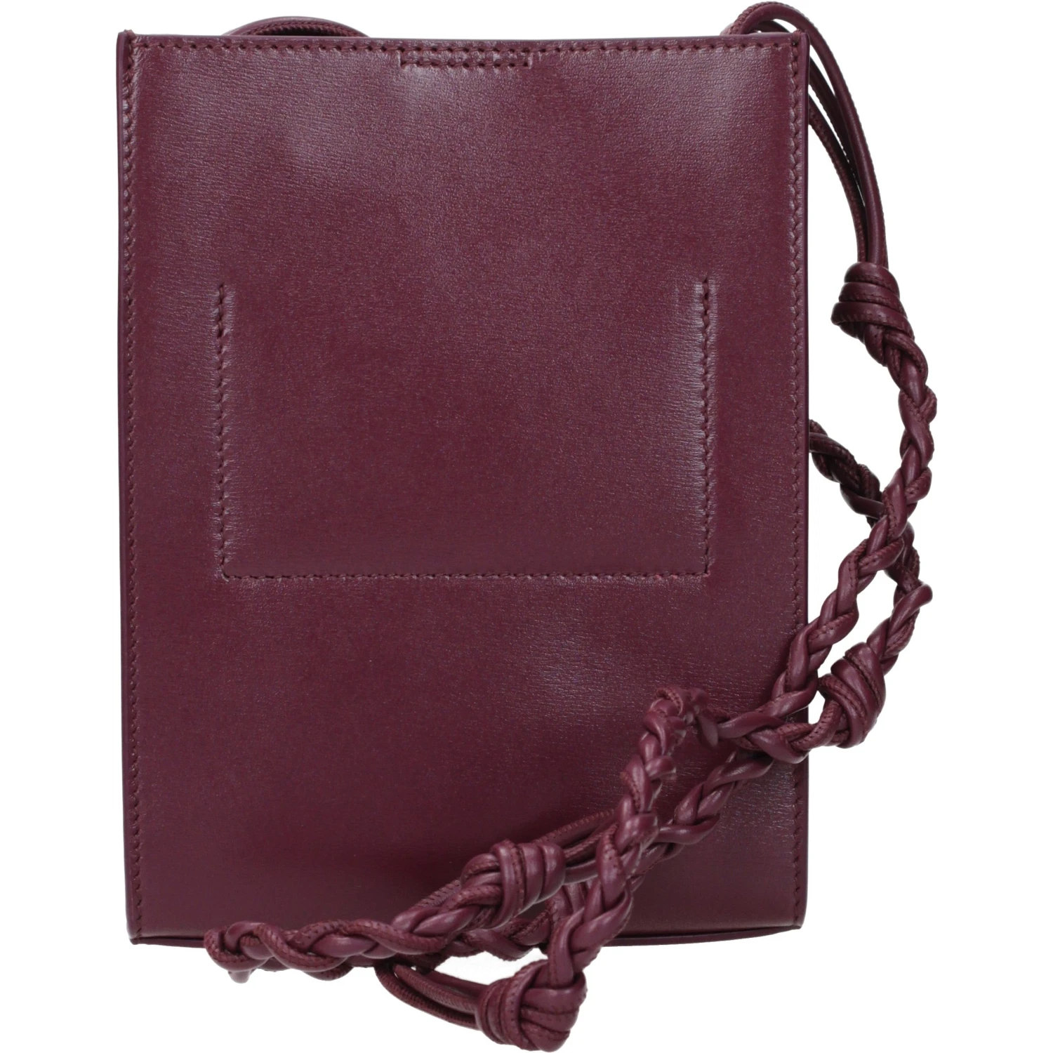 Purple Leather Crossbody Bag