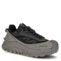 Gray Calf Leather Bos Taurus Athletic Sneakers