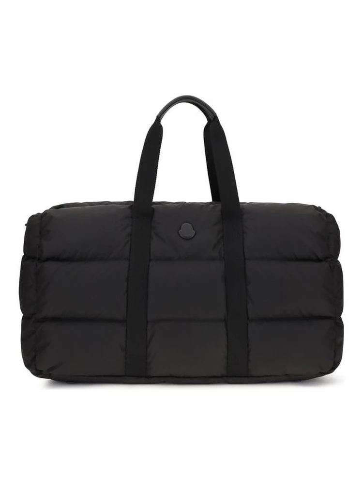 Black Polyester Shoulder Bag