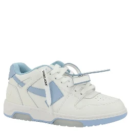 White Calf Leather Bos Taurus Athletic Sneakers