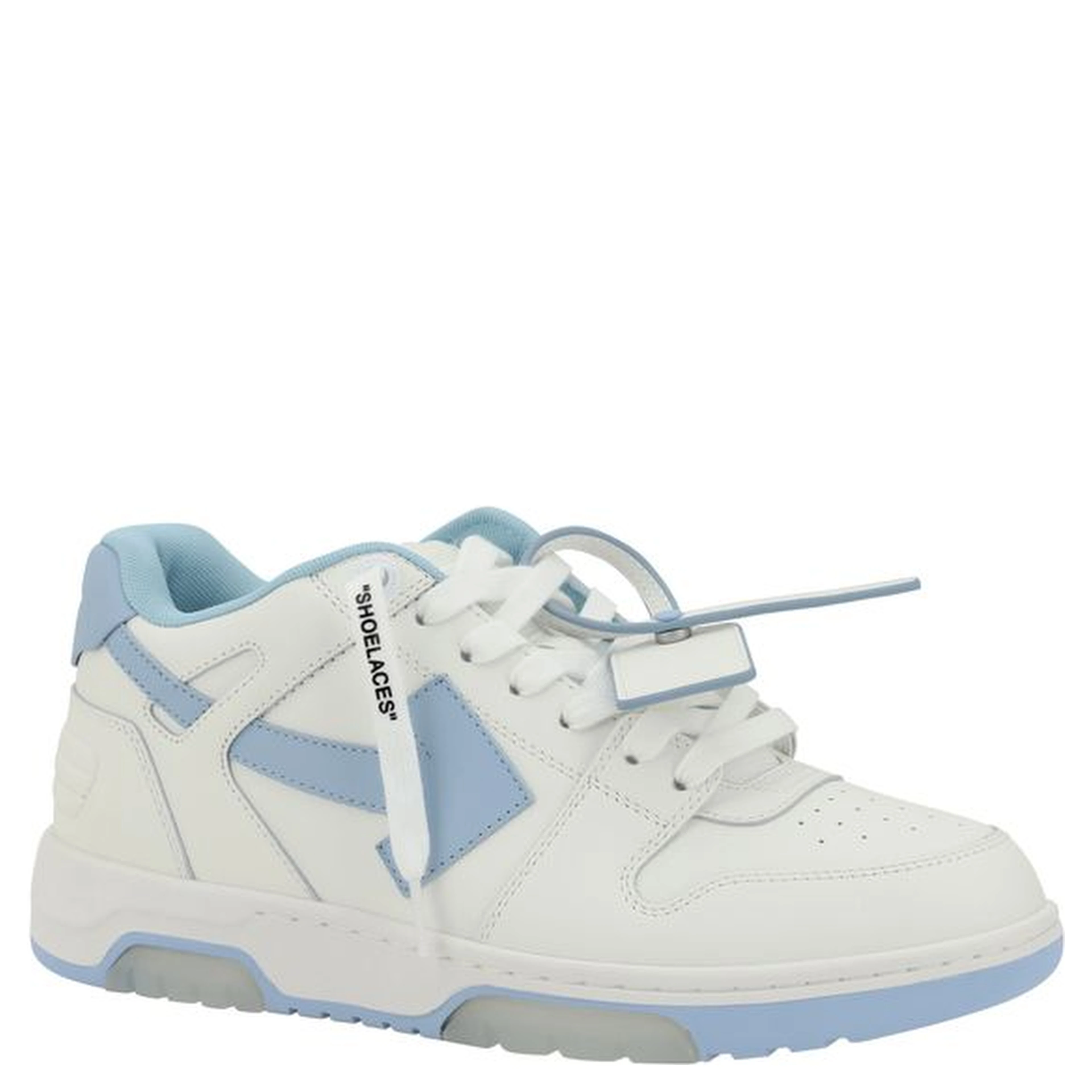 White Calf Leather Bos Taurus Athletic Sneakers