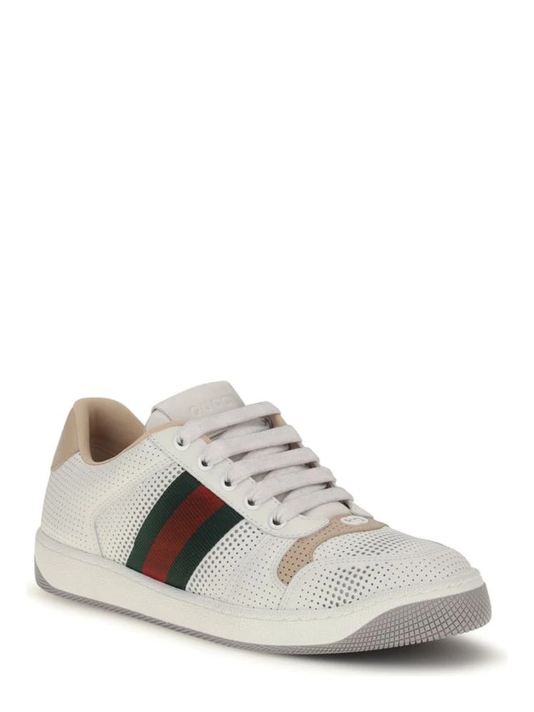White Calf Leather Bos Taurus Athletic Sneakers alternative
