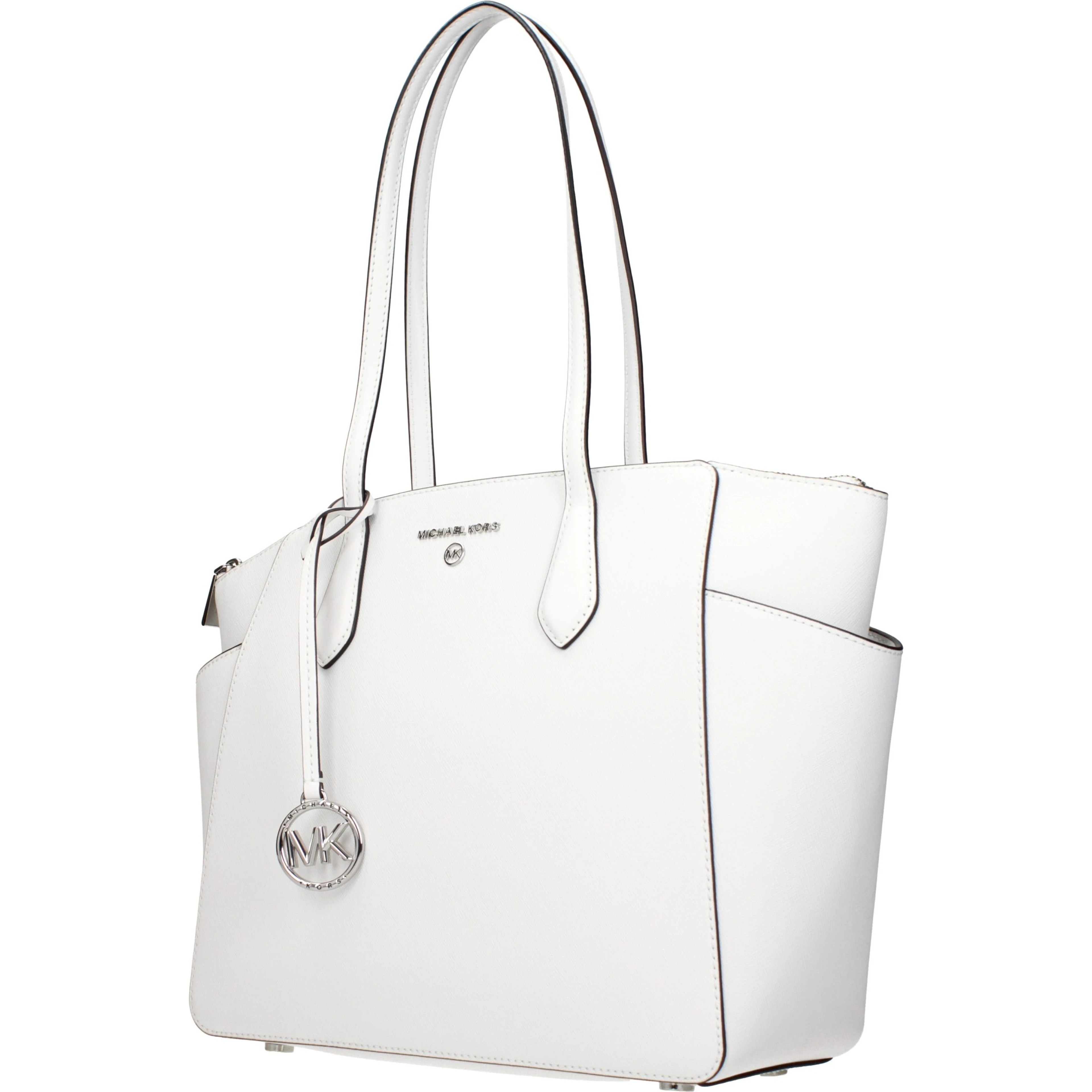 White Leather Shoulder Bag