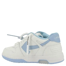 White Calf Leather Bos Taurus Athletic Sneakers