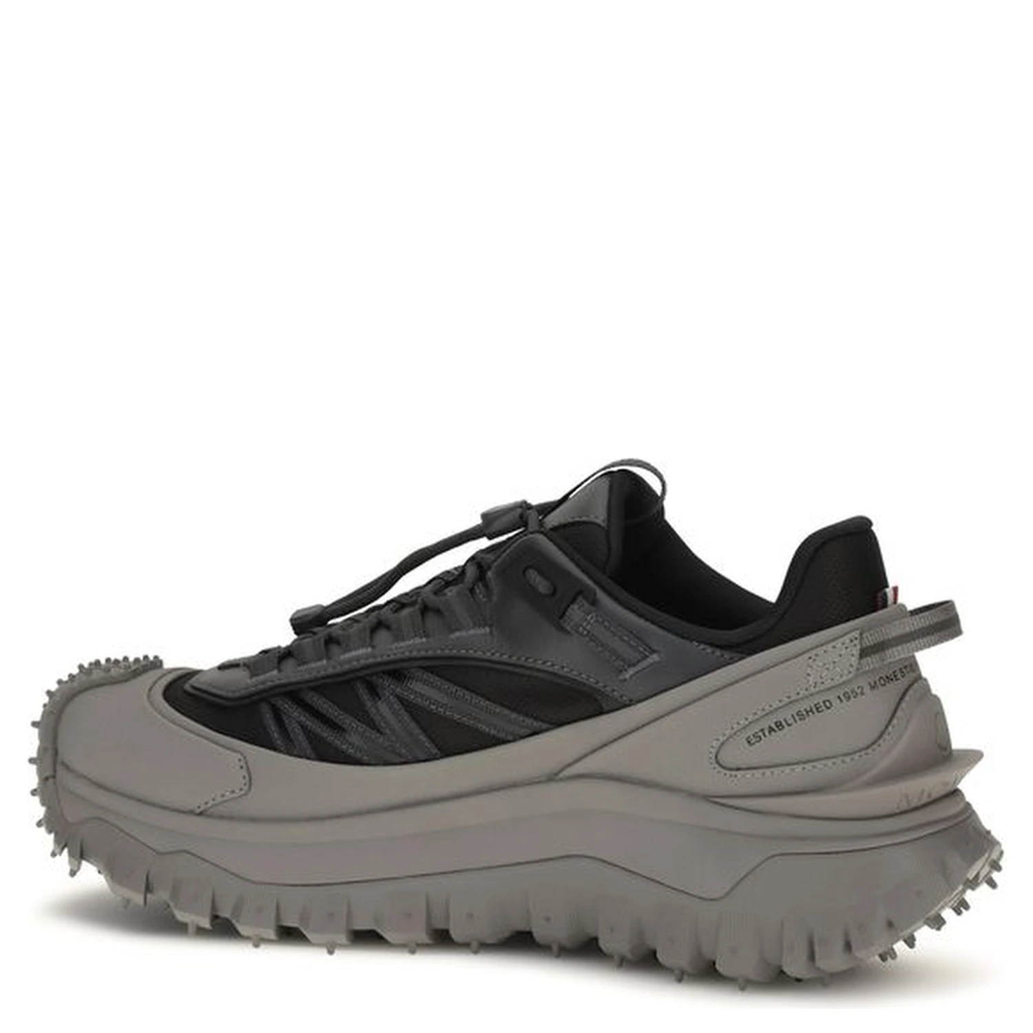 Gray Calf Leather Bos Taurus Athletic Sneakers