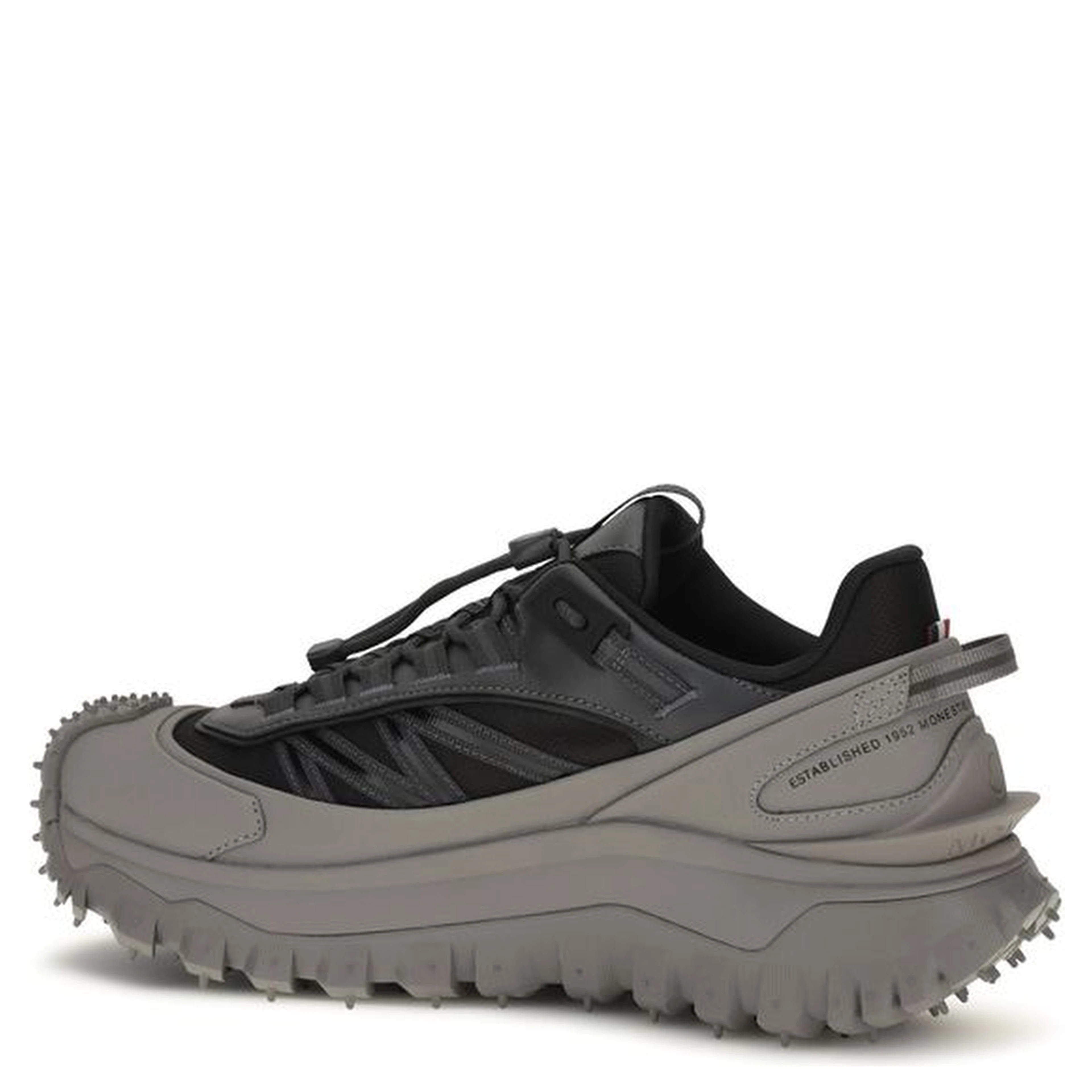 Gray Calf Leather Bos Taurus Athletic Sneakers