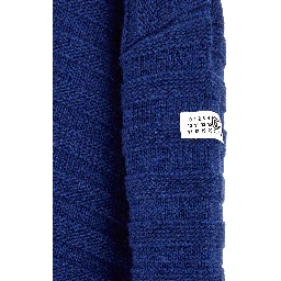 Blue Virgin Wool Cardigan