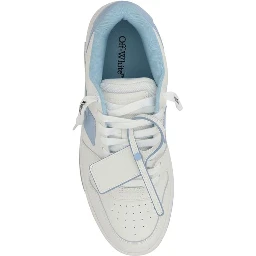 White Calf Leather Bos Taurus Athletic Sneakers