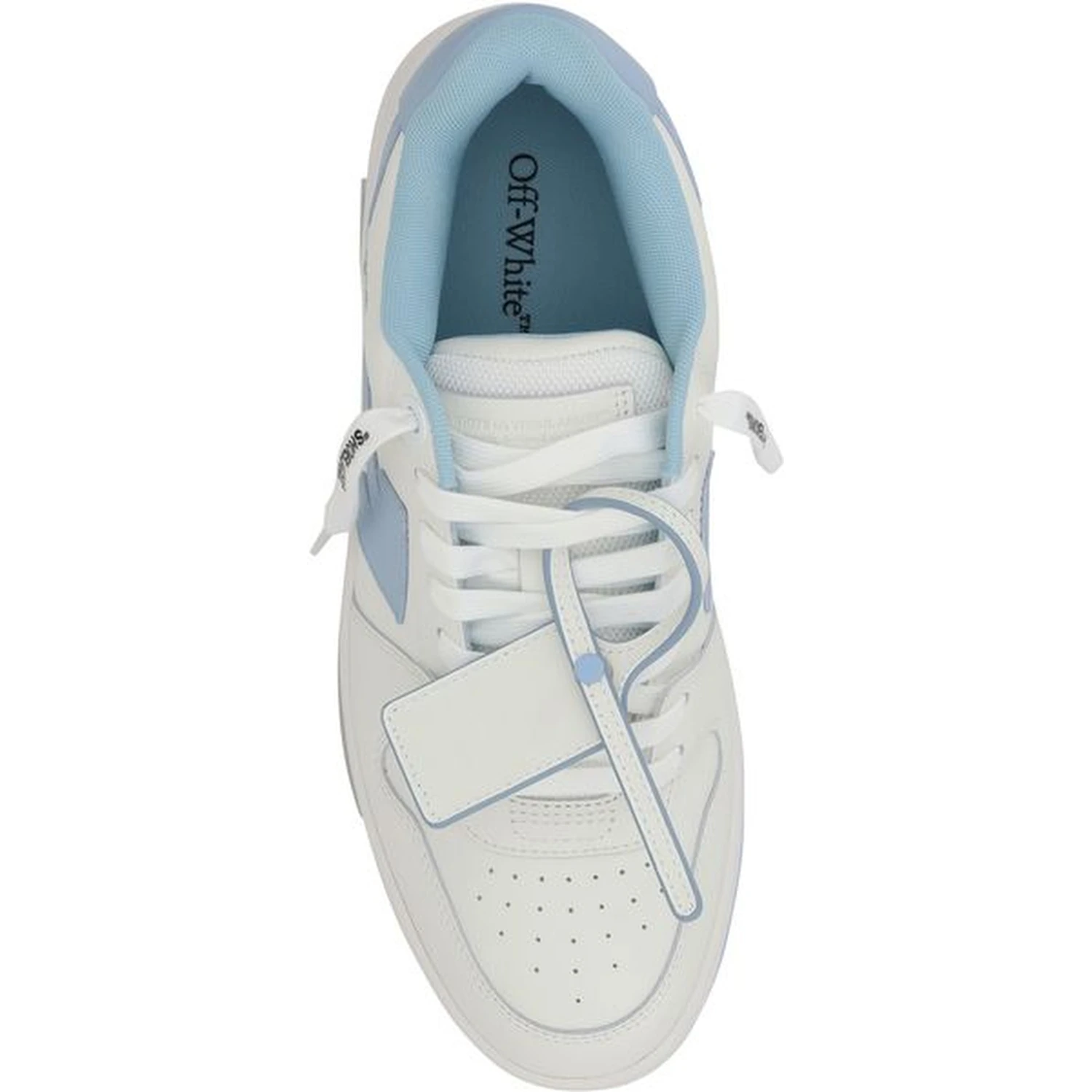 White Calf Leather Bos Taurus Athletic Sneakers