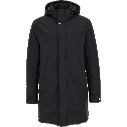 Blue Wool Parka