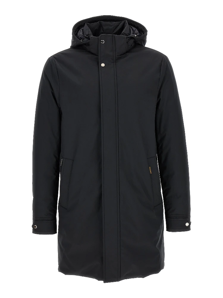 Blue Wool Parka