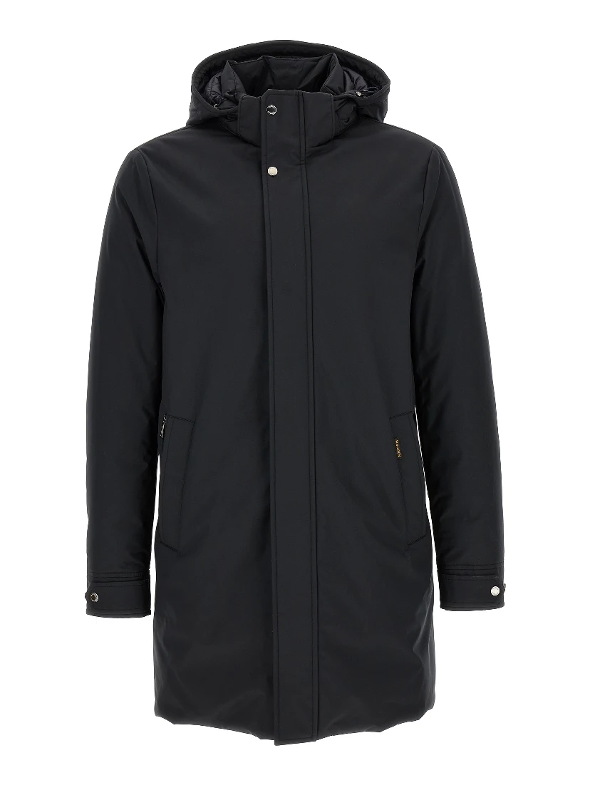 Blue Wool Parka