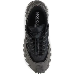 Gray Calf Leather Bos Taurus Athletic Sneakers