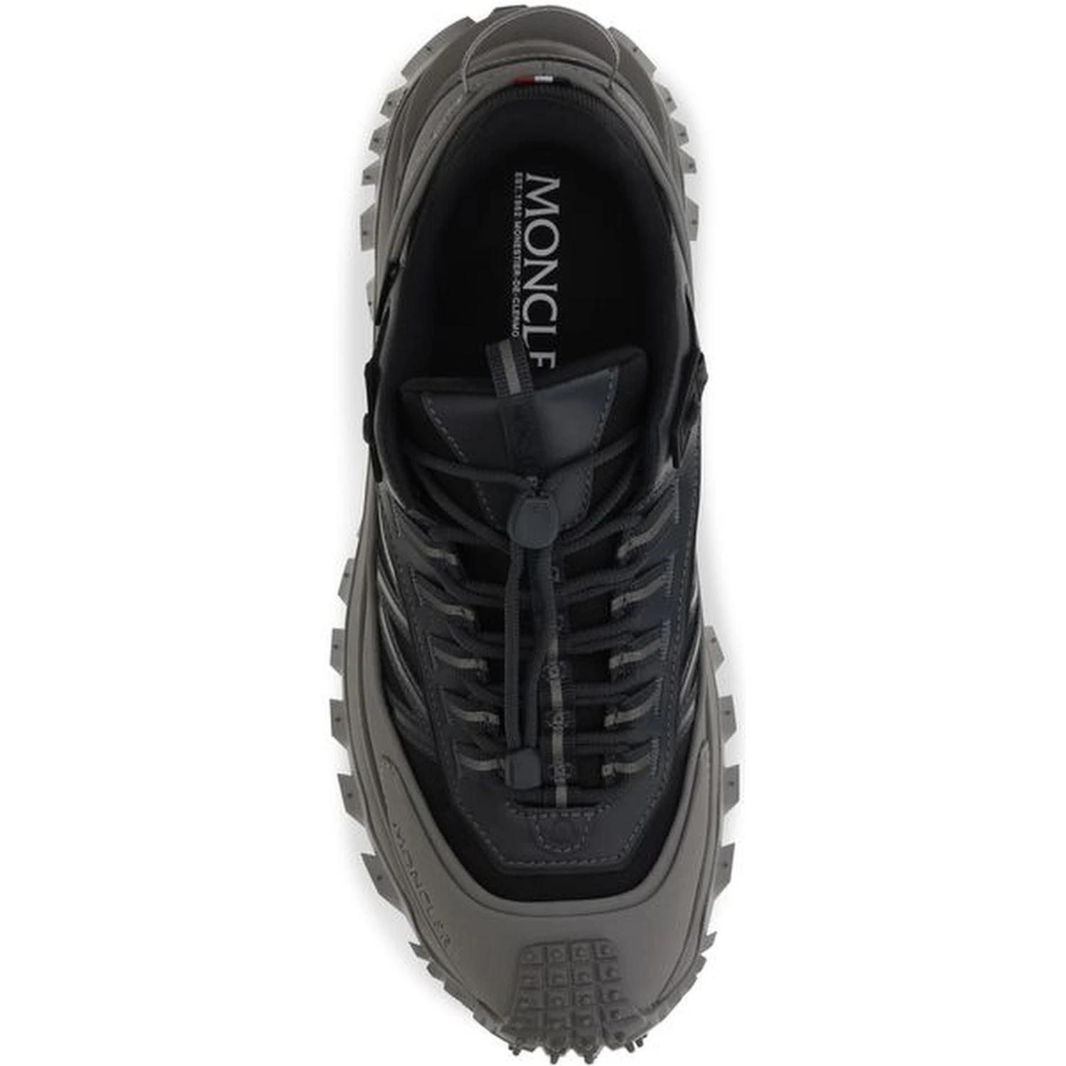 Gray Calf Leather Bos Taurus Athletic Sneakers