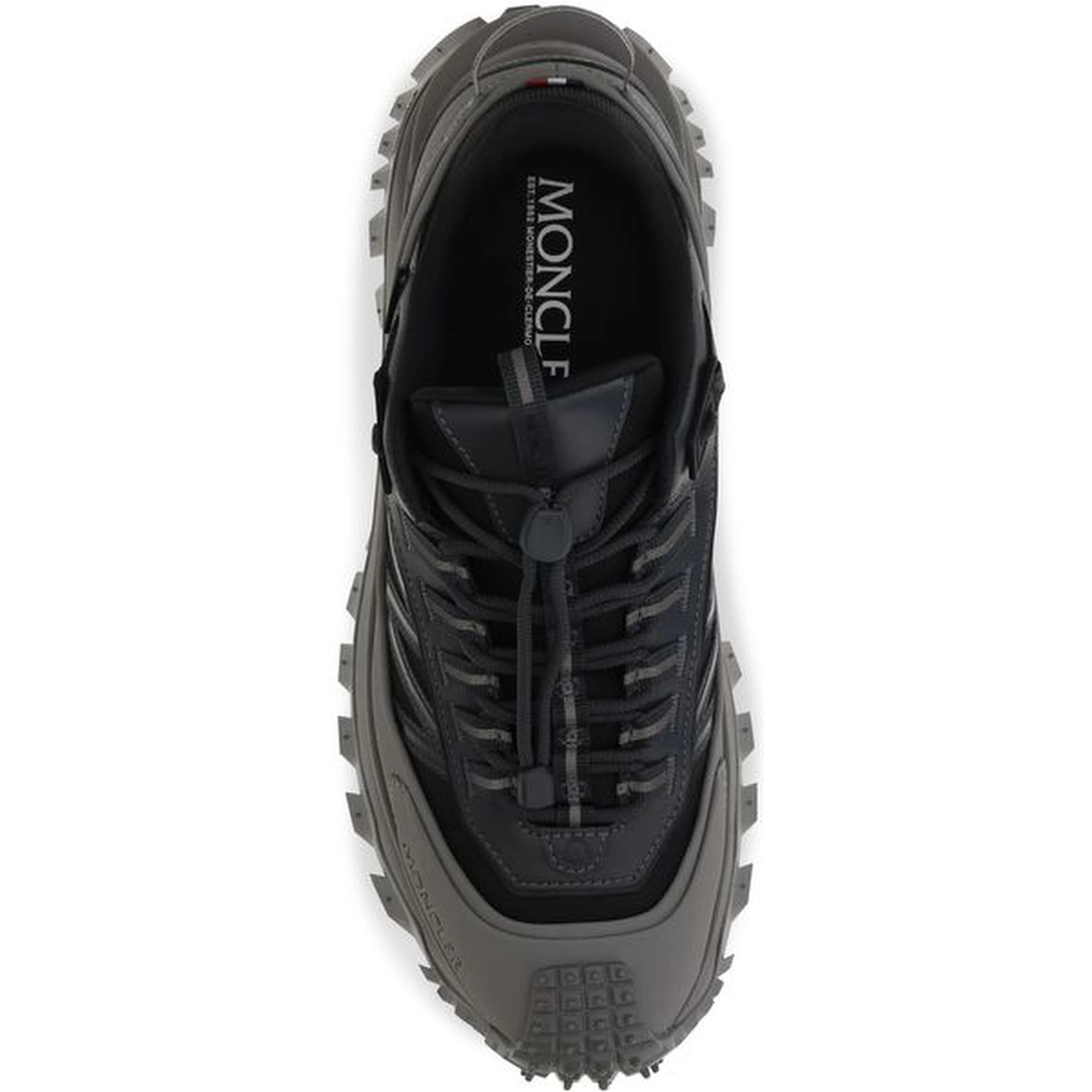 Gray Calf Leather Bos Taurus Athletic Sneakers