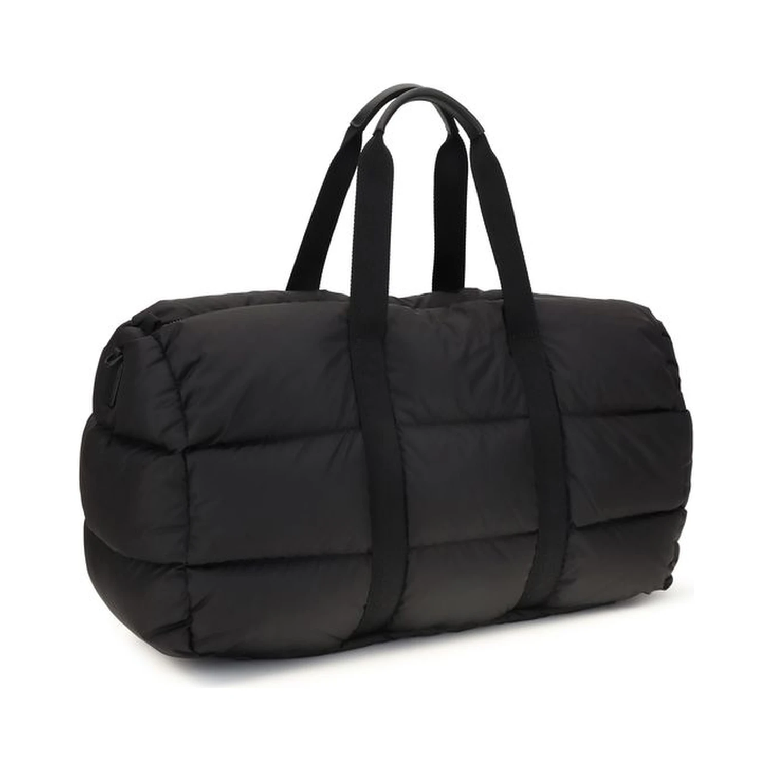 Black Polyester Shoulder Bag