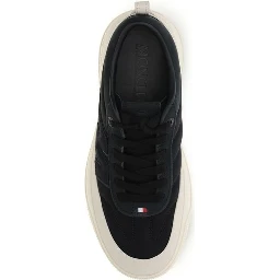 Black Calf Leather Bos Taurus Athletic Sneakers