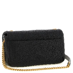 Black Lamb Leather Shoulder Bag