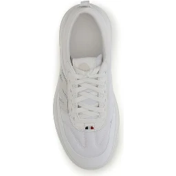 White Calf Leather Bos Taurus Athletic Sneakers