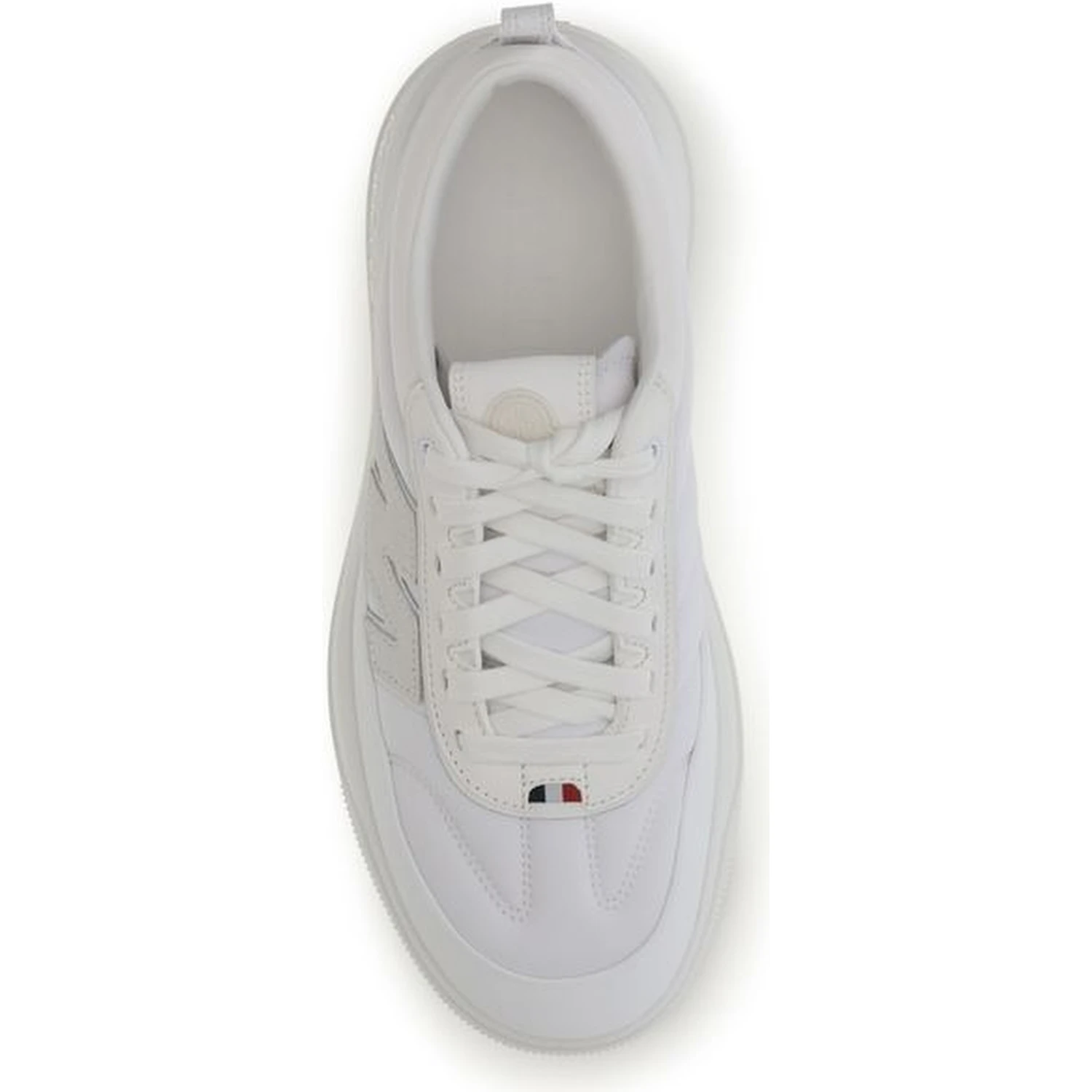White Calf Leather Bos Taurus Athletic Sneakers