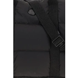 Black Polyester Shoulder Bag