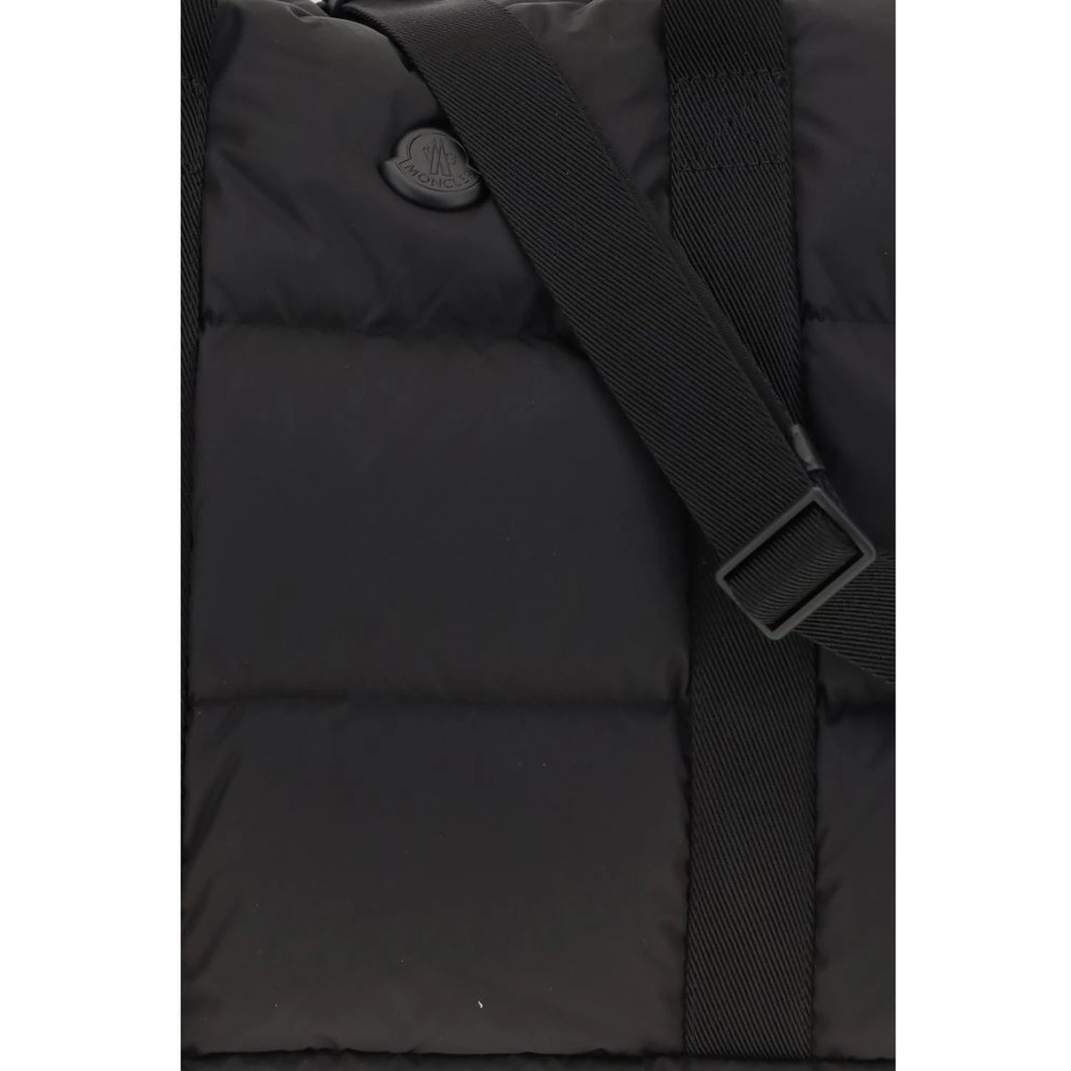 Black Polyester Shoulder Bag