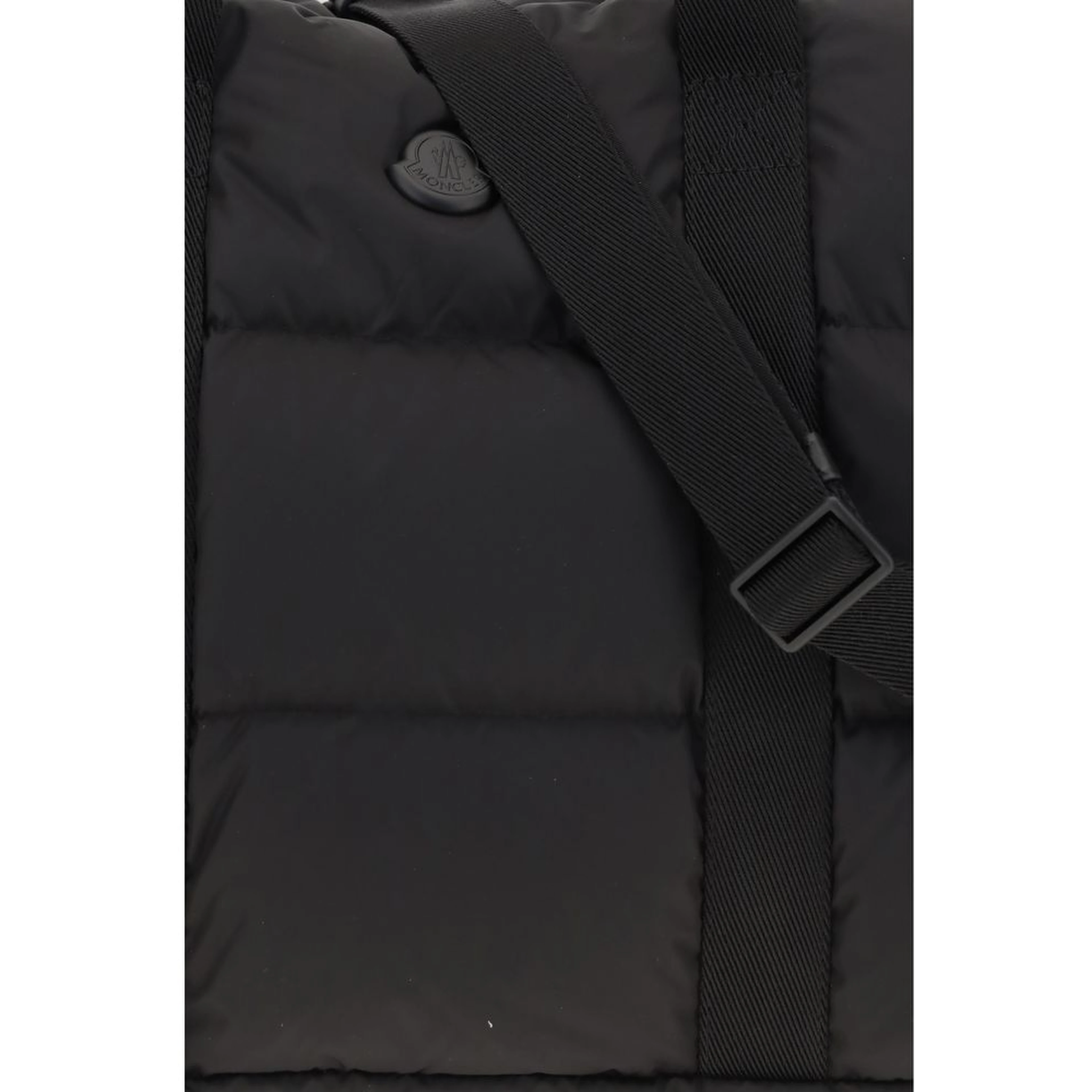 Black Polyester Shoulder Bag