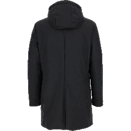 Blue Wool Parka