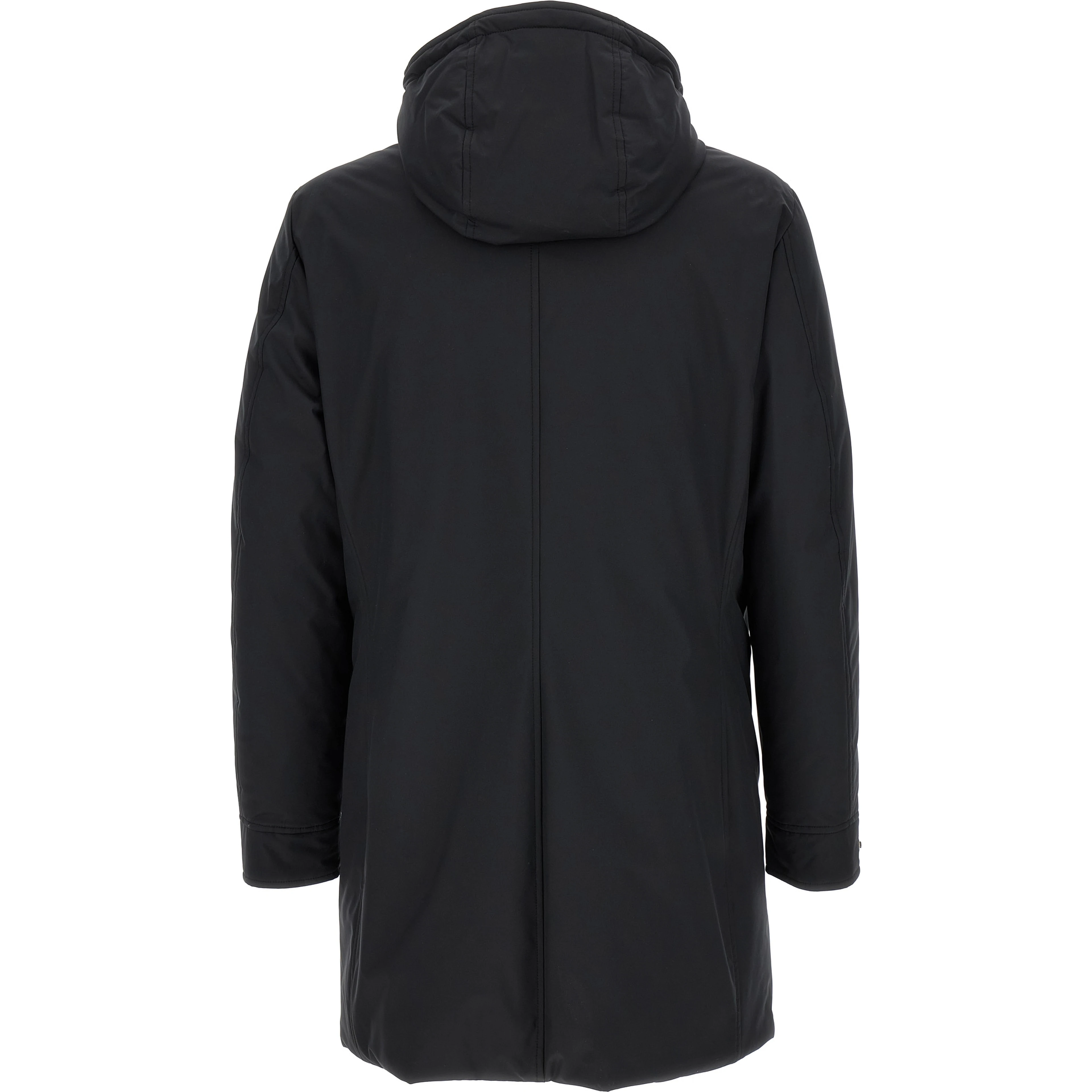 Blue Wool Parka