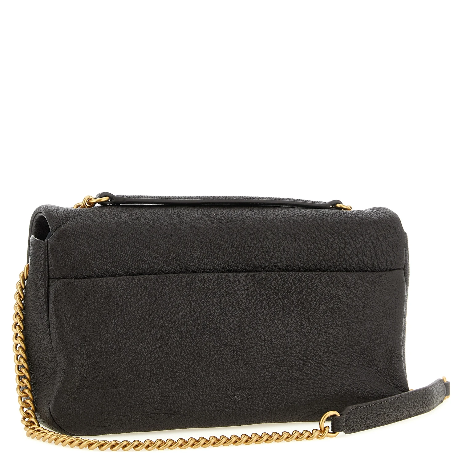 Brown Lamb Leather Shoulder Bag