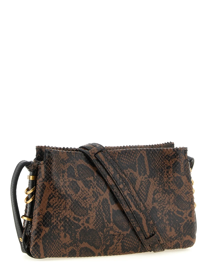 Brown Calfskin Crossbody Bag