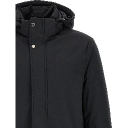 Blue Wool Parka