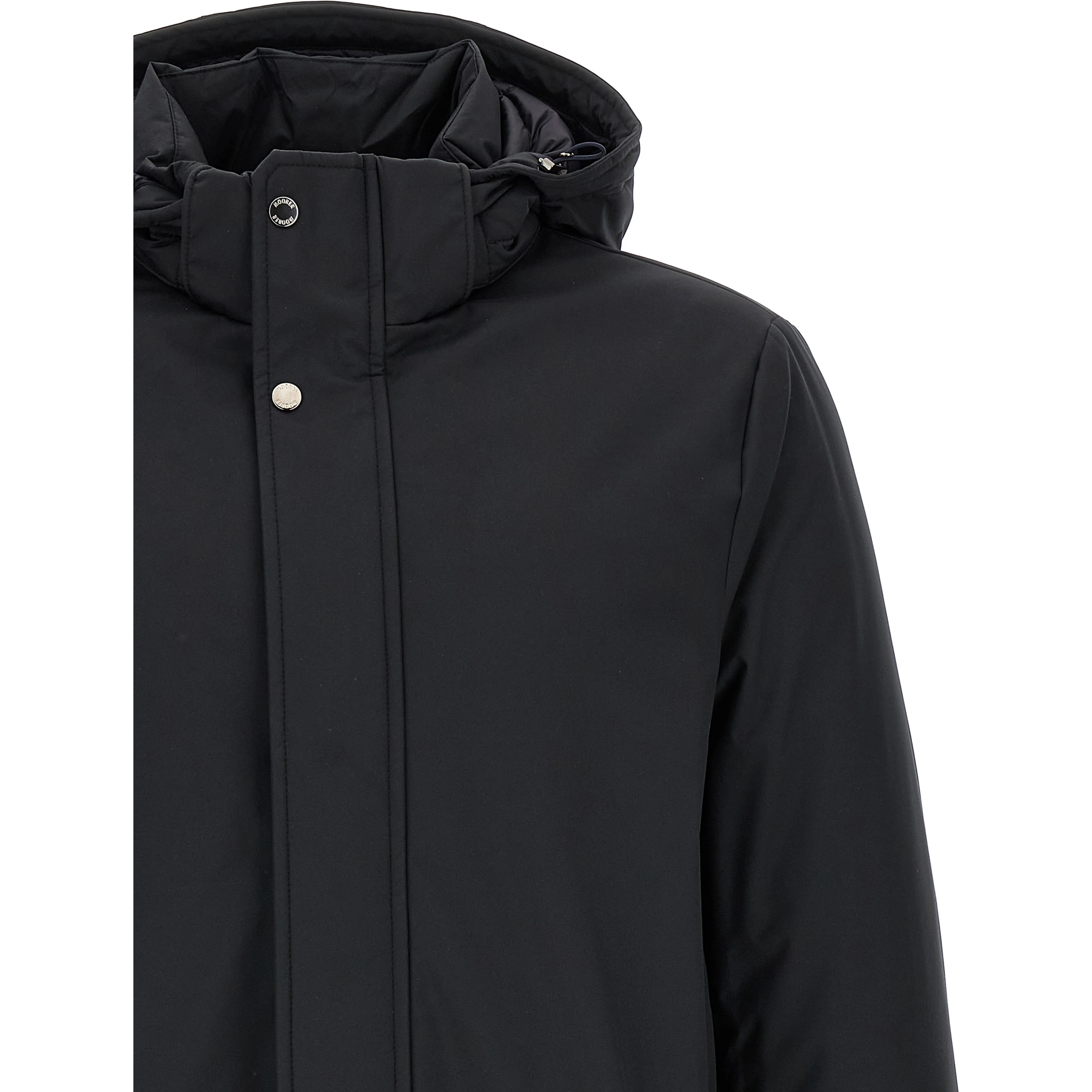 Blue Wool Parka