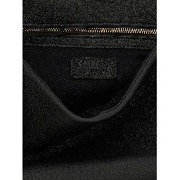 Black Lamb Leather Shoulder Bag