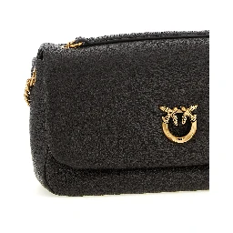 Brown Lamb Leather Shoulder Bag