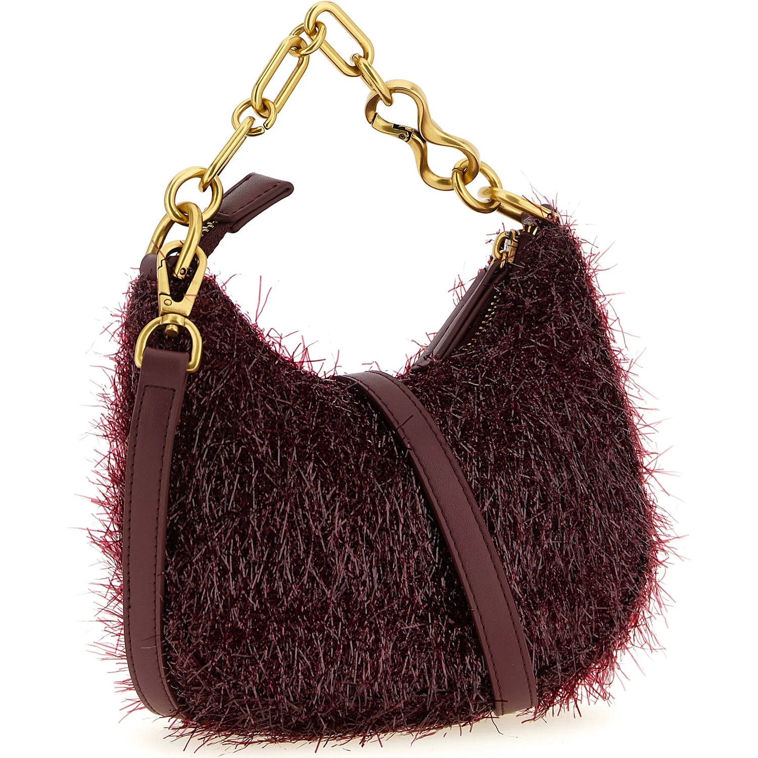 Bordeaux Polyester Handbag